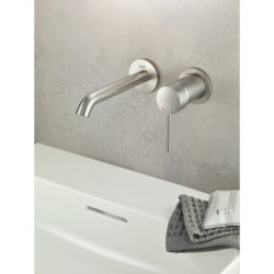 Umyvadlová baterie GROHE Essence bez podomítkového tělesa supersteel 29192DC1