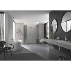 Vanová baterie GROHE Essence bez sprchového setu 150 mm supersteel 25250DC1