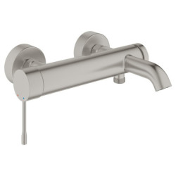 Vanová baterie GROHE Essence bez sprchového setu 150 mm supersteel 25250DC1