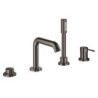 Vanová baterie GROHE Essence bez podomítkového tělesa Hard Graphite 25251A01