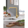 Dřezová baterie GROHE Essence s otočným ramínkem kartáčovaný Cool Sunrise 30505GN0