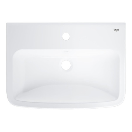 Umyvadlo Grohe BauEdge Ceramic 55x40 cm alpská bílá otvor pro baterii uprostřed 39807000