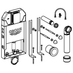 Nádržka do lehké stěny GROHE Uniset Slim 39840000