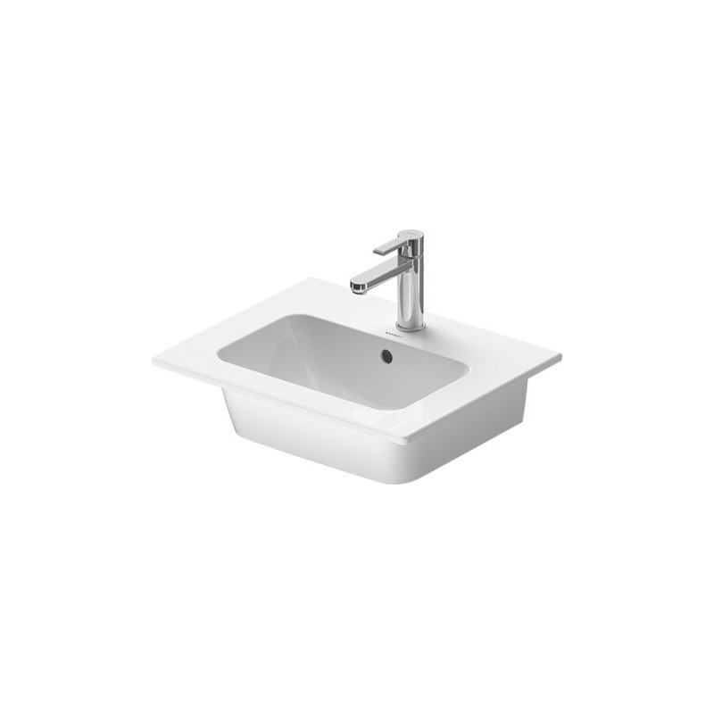 Duravit ME by Starck - Nábytkové umyvadlo 530x430 mm, s WonderGliss, bílá