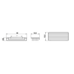 Rohová polička Jika Generic chrom 853D.3.004.200.1
