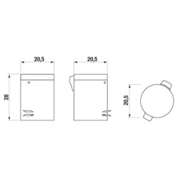 Odpadkový koš volně stojící Jika Generic 5 l nerez lesk 893D.3.004.200.1