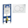 Cenově zvýhodněný závěsný WC set Geberit do lehkých stěn / předstěnová montáž+ WC   SIKOGESS01