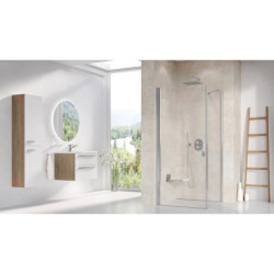 Zrcadlo bez vypínače Ravak Luna 50x50 cm transparent X000001577