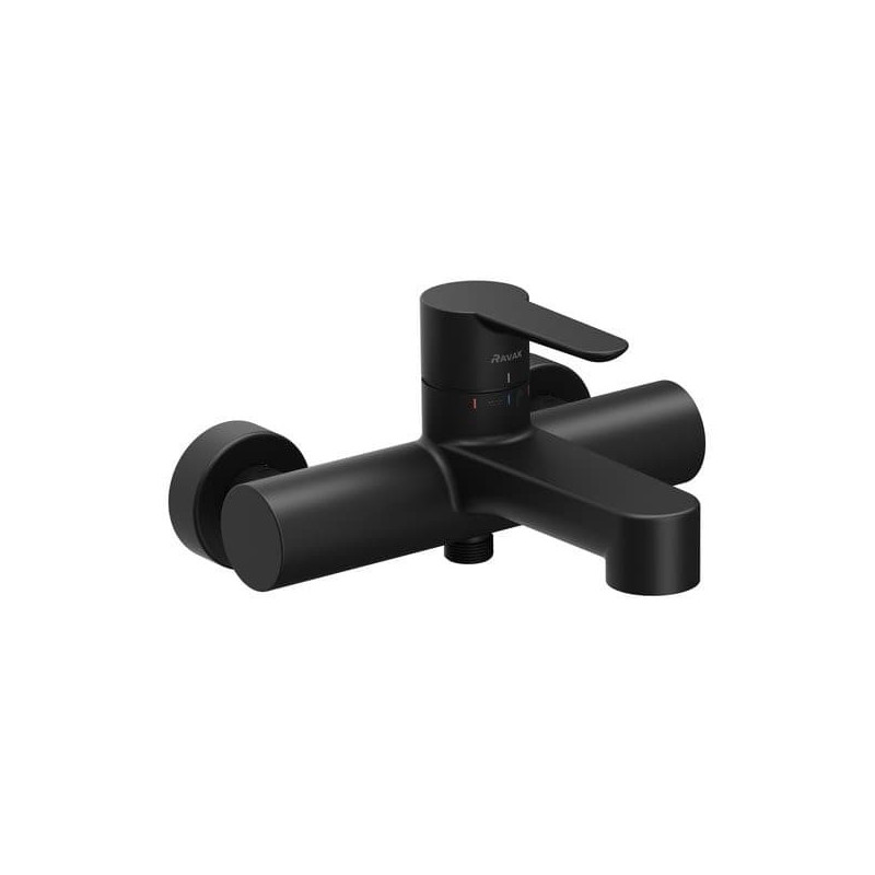 Vanová baterie Ravak PURI 150 mm černá X070185