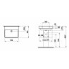Umyvadlo Laufen Pro S 55x46,5 cm bez otvoru pro baterii H8109624001091