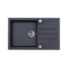 Set dřezu a baterie Alveus Rock 130 + Afra / 91 černá SETA20135