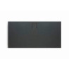 Sprchová vanička obdélníková Hüppe EasyFlat 180x90 cm litý mramor antracitová matná EF0115.128