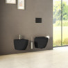 Bidet VitrA Shift závěsný černý, vnitřní přívod RN020BL