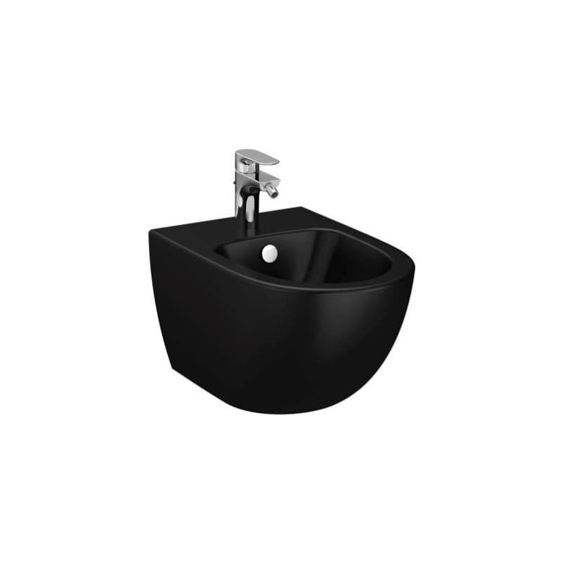 Bidet VitrA Shift závěsný černý, vnitřní přívod RN020BL