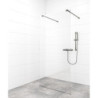 Sprchová zástěna Walk-in 100 cm SAT v barvě profilu Gun metal SATBWI100ZAVGM