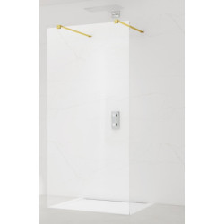 Sprchová zástěna Walk-in 140 cm SAT v barvě profilu zlatá SATBWI140ZAVZ