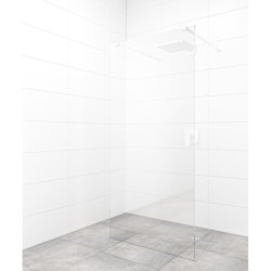 Sprchová zástěna Walk-in 110 cm SAT v barvě profilu bílá SATBWI110ZAVB