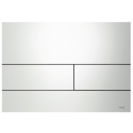 Ovládací tlačítko Tece Square II kov bílá 9240832