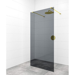 Sprchová zástěna Walk-in 120 cm SAT v barvě profilu zlatá SATBWI120KSZAVZ