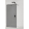 Sprchová zástěna Walk-in 100 cm SAT v barvě profilu Gun metal SATBWI100KSZAVGM