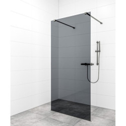 Sprchová zástěna Walk-in 80 cm SAT v barvě profilu Gun metal SATBWI80KSZAVGM