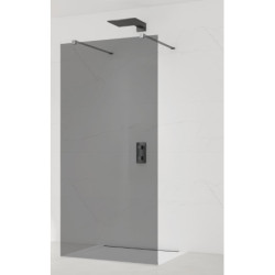 Sprchová zástěna Walk-in 80 cm SAT v barvě profilu Gun metal SATBWI80KSZAVGM