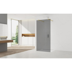 Sprchová zástěna Walk-in 100 cm SAT v barvě profilu zlatá SATBWI100KSZAVZ