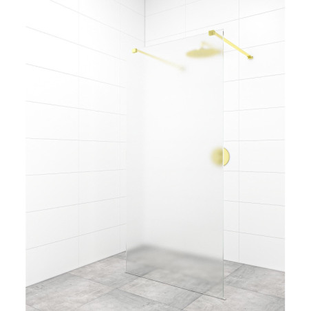 Sprchová zástěna Walk-in 80 cm SAT v barvě profilu zlatá SATBWI80MSZAVZ