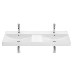 Dvojumyvadlo Roca ONA 120x46 cm otvor pro baterii uprostřed A32768B000