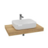 Koupelnová sestava Siko s deskou pod umyvadlo Dolce 80x8x50 cm dub halifax KSETDO6