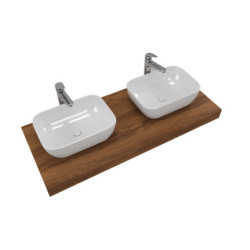 Koupelnová sestava Siko s deskou pod umyvadlo Dolce 120x8x50 cm dub charleston KSETDO20