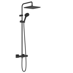 Sprchový systém Hansgrohe Vernis Shape na stěnu s termostatickou baterií matná černá 26427670