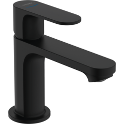 Ventil umyvadlový Hansgrohe Rebris S bez výpusti matná černá 72503670