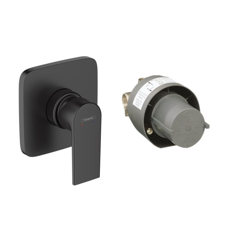 Sprchová baterie Hansgrohe Vernis Shape včetně podomítkového tělesa matná černá 71662670