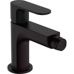 Bidetová baterie Hansgrohe Rebris S s výpustí matná černá 72210670