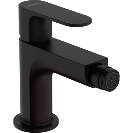 Bidetová baterie Hansgrohe Rebris S s výpustí matná černá 72210670
