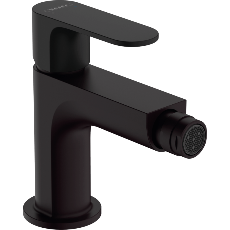 Bidetová baterie Hansgrohe Rebris S s výpustí matná černá 72212670