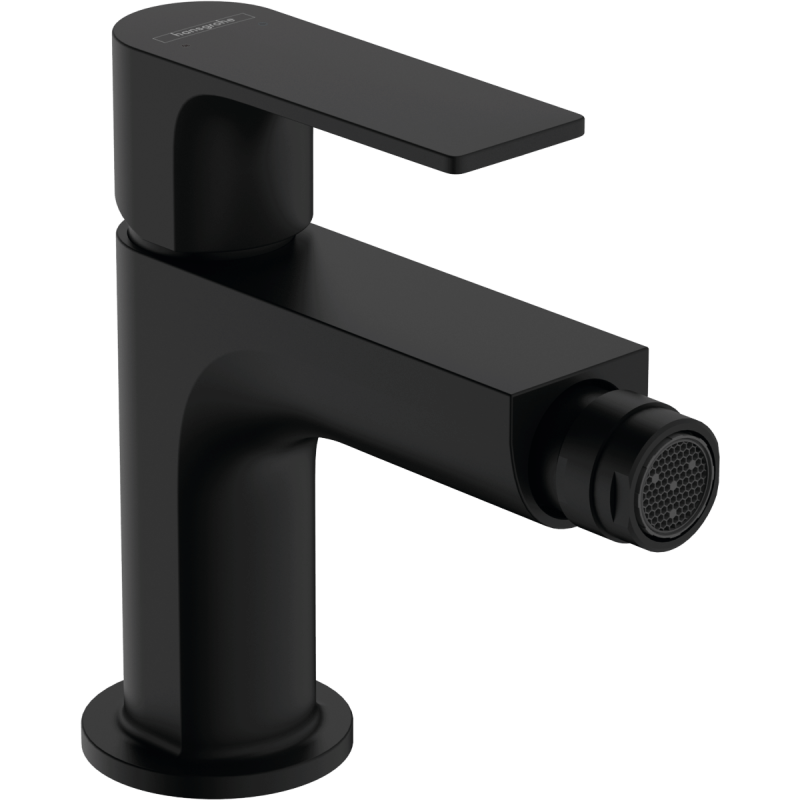 Bidetová baterie Hansgrohe Rebris E s výpustí matná černá 72213670