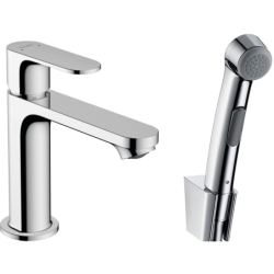 Umyvadlová baterie Hansgrohe Rebris S s bidetovou sprškou chrom 72215000