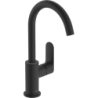 Vysoká umyvadlová baterie Hansgrohe Rebris S s výpustí matná černá 72536670