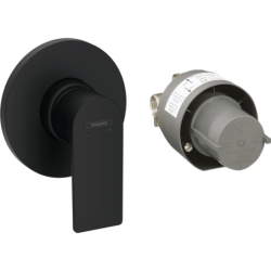 Sprchová baterie Hansgrohe Rebris E včetně podomítkového tělesa matná černá 72658670