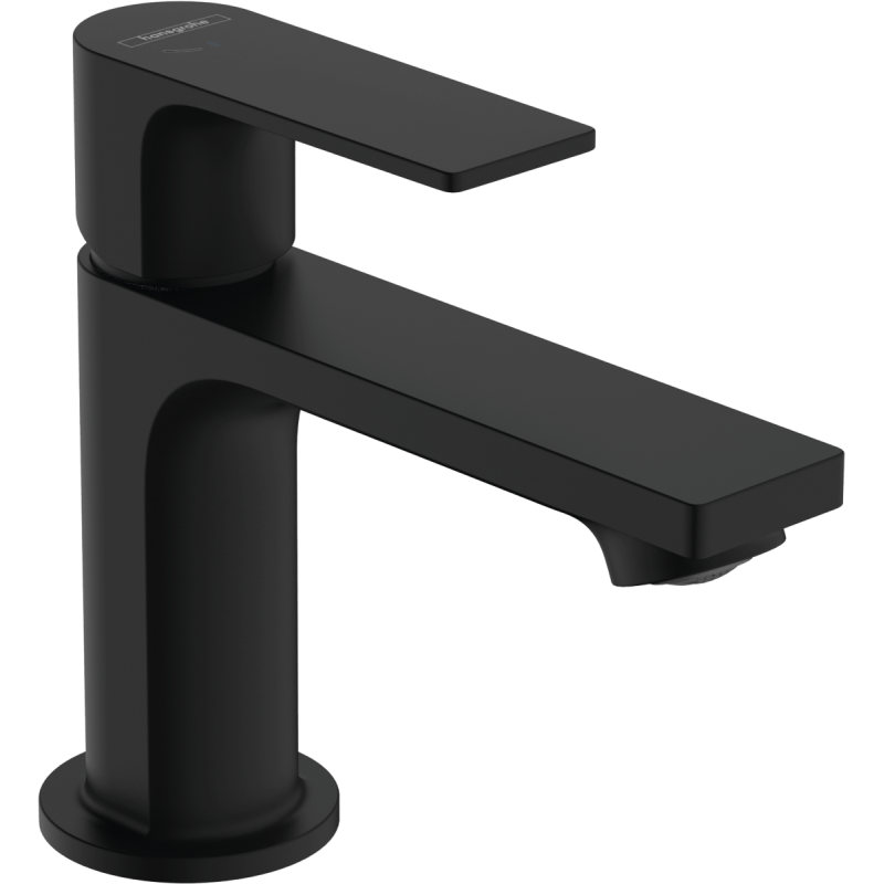 Umyvadlová baterie Hansgrohe Rebris E s výpustí matná černá 72553670