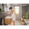 Umyvadlová baterie Hansgrohe Rebris E s výpustí chrom 72557000