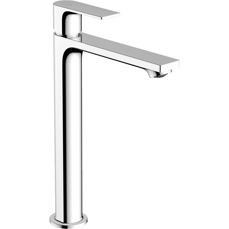 Vysoká umyvadlová baterie Hansgrohe Rebris E s výpustí chrom 72581000
