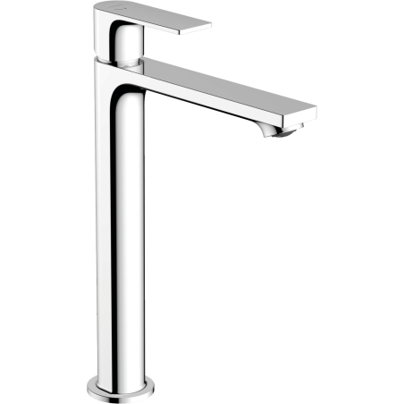 Vysoká umyvadlová baterie Hansgrohe Rebris E s výpustí chrom 72581000