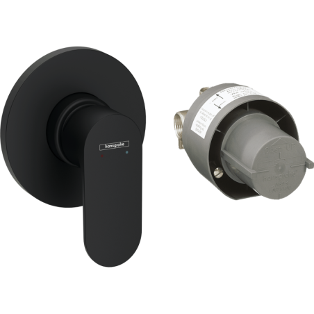 Sprchová baterie Hansgrohe Rebris S včetně podomítkového tělesa matná černá 72648670
