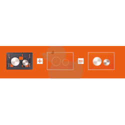 Kryt ovládacího tlačítka Tece Loop sklo bílá 9240671