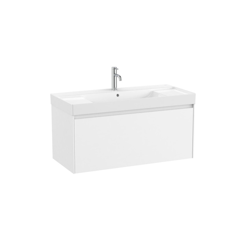 Koupelnová skříňka s umyvadlem Roca ONA 100x50,5x46 cm bílá mat ONA1001ZBM