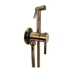 Bidetová baterie Paffoni s bidetovou sprškou zlatá ZDUP110HG