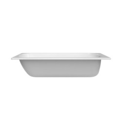 Obdélníková vana SAT Project 160x70 cm smaltovaná ocel levá i pravá SATVPRO160